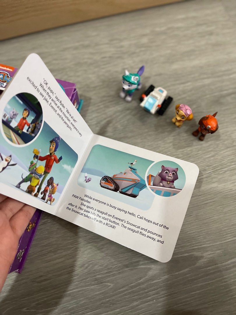 Paw Patrol Busy Book With Mini Figures On Carousell