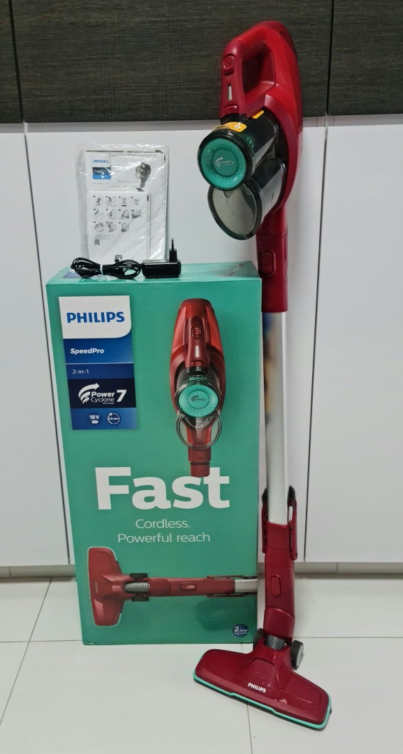 Philips SpeedPro Cordless Stick Vacuum Cleaner FC6721, TV & Home