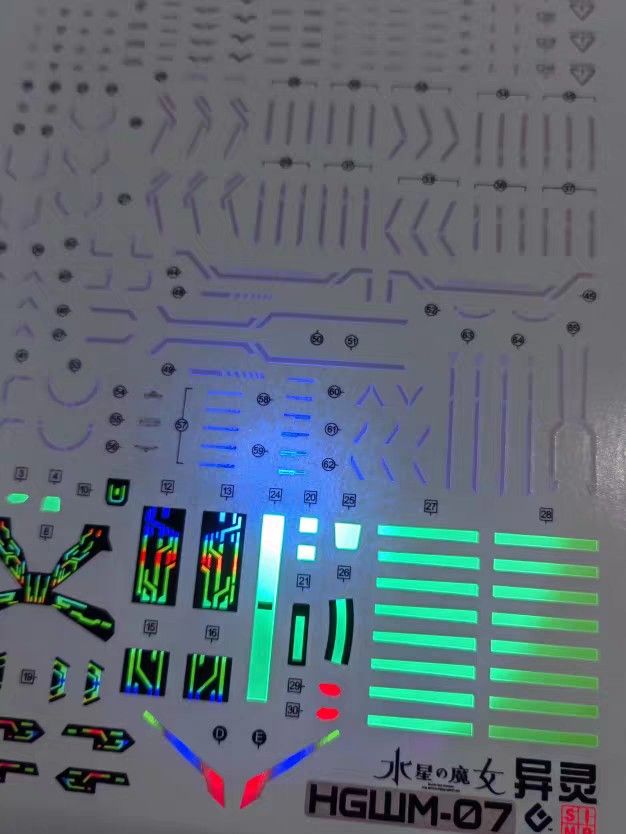 [READY STOCK] [Evo] HG 1/144 Gundam Calibarn Waterslide Decal, Hobbies