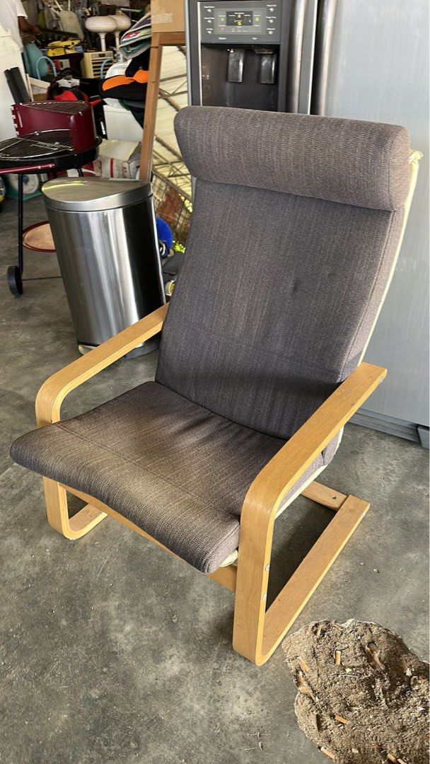 Poang ikea size dewasa, Furniture & Home Living, Furniture, Chairs on