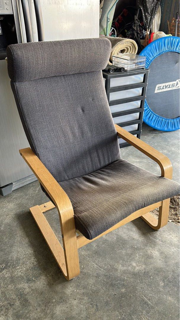 Poang ikea size dewasa, Furniture & Home Living, Furniture, Chairs on