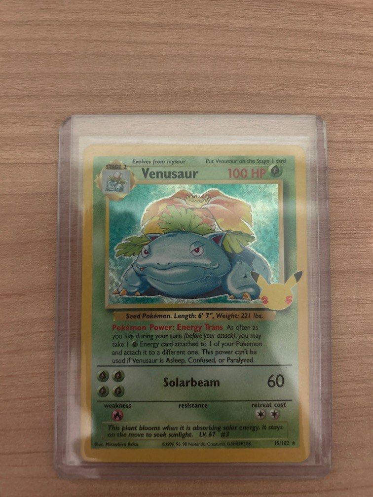 pokemon venusaur celebrations holo, Hobbies & Toys, Toys & Games on Carousell