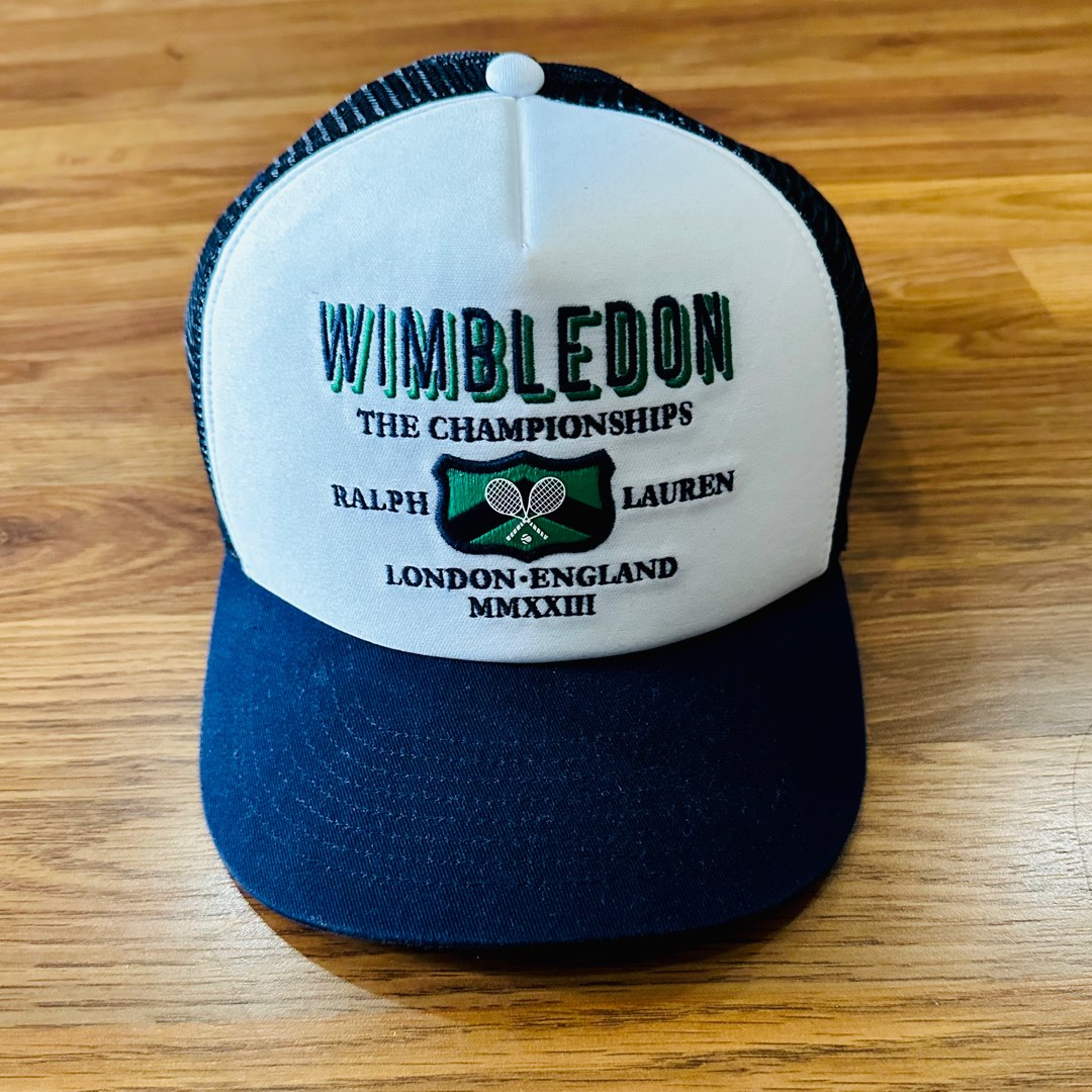 Polo Ralph Lauren Trucker Cap Official Wimbledon Merch, Men's Fashion