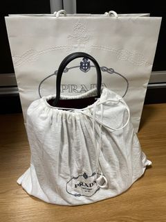 Gradient Aqua Small Prada Panier Saffiano Leather Bag