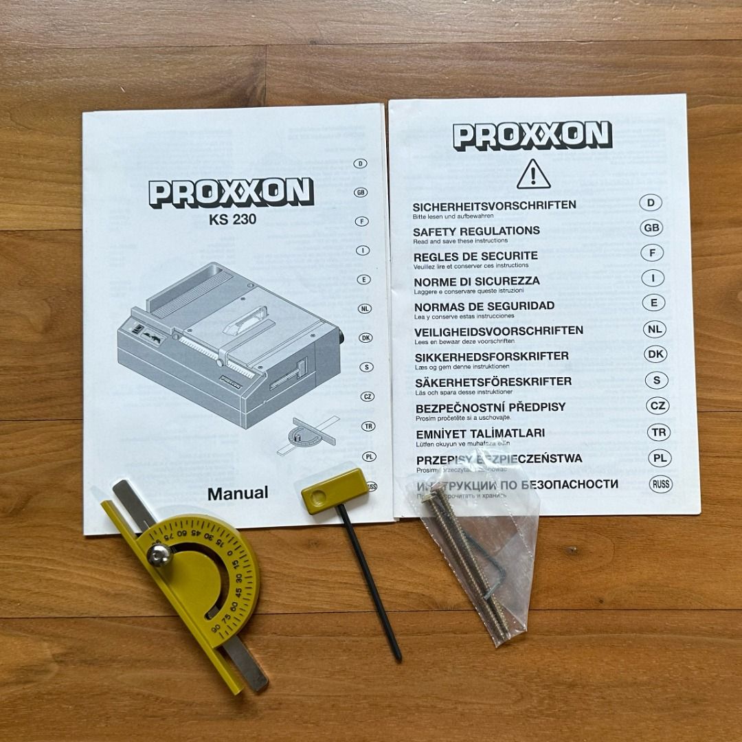 Proxxon Bench Circular Saw KS230, Hobbies & Toys, Stationery & Craft