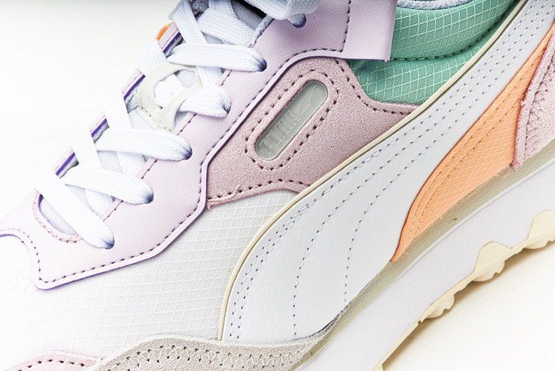 Puma Rider FV Future Vintage white lavender fog shoes Women s