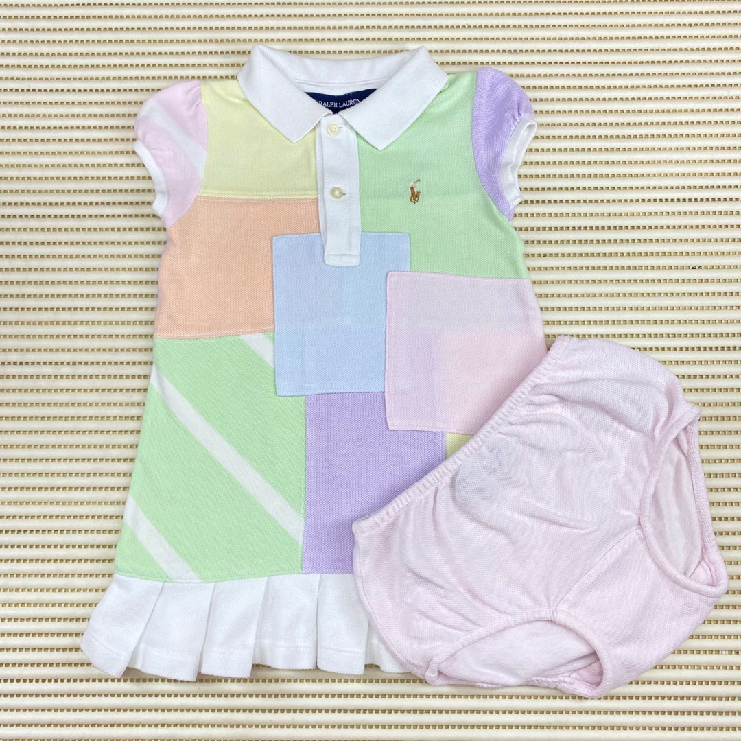 Ralph lauren colour block dress sales