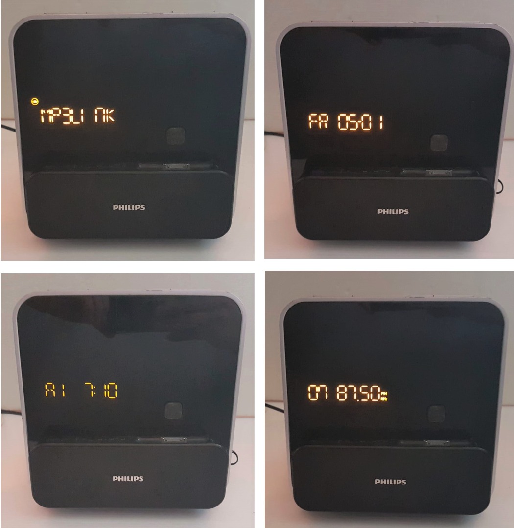 Rare Gadget, Philips Docking Entertainment System, Alarm Clock Radio