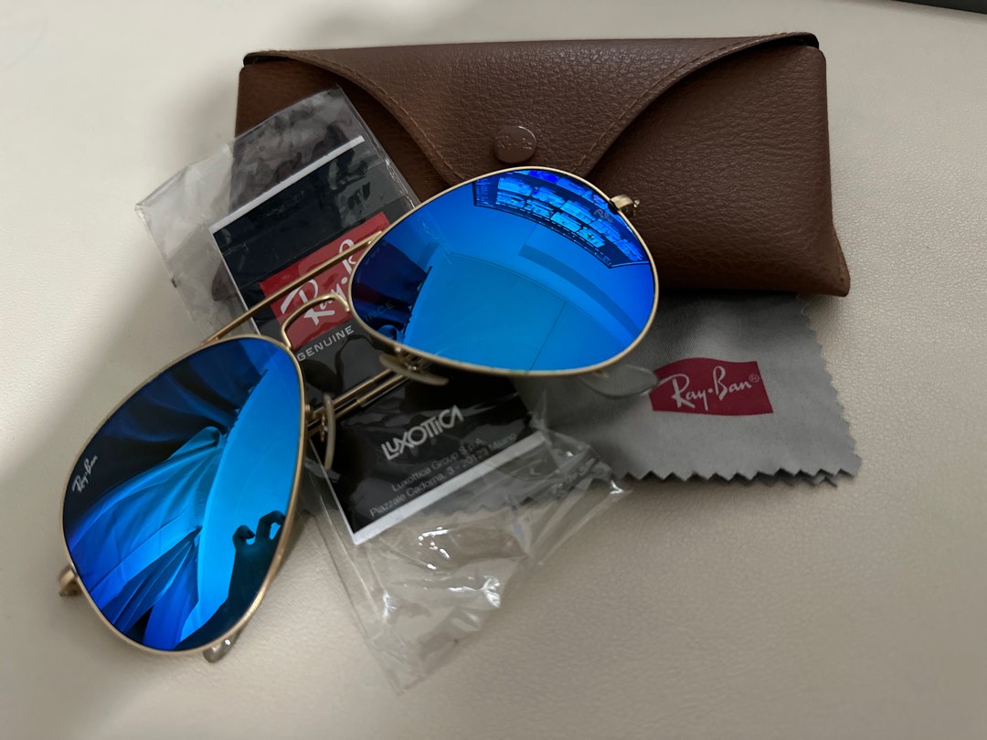 Ray ban new arrivals aviator blu