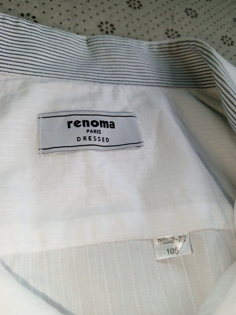 Vintage UP RENOMA PARIS Made In Italy Prestige Collection Tee Shirt Top Embroidered Logo