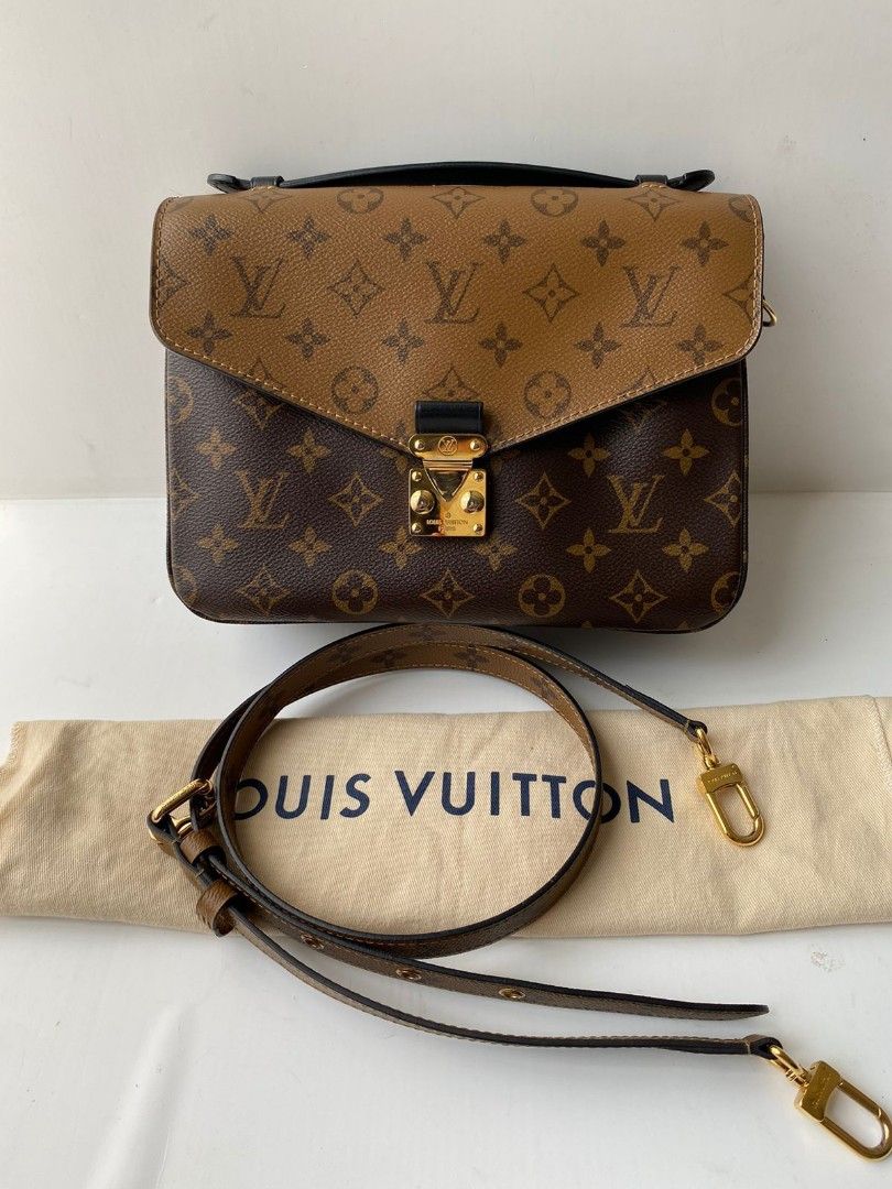 LOUIS VUITTON Pochette Metis LV Monogram M44875, Barang Mewah, Tas