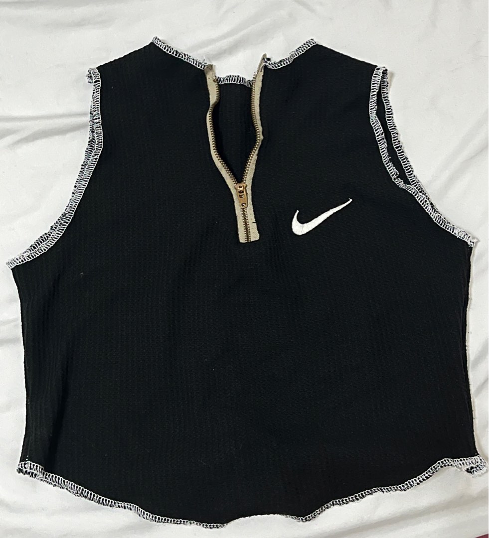 Reworked Vintage Nike Corset, Women's Fashion, Tops, Sleeveless on Carousell