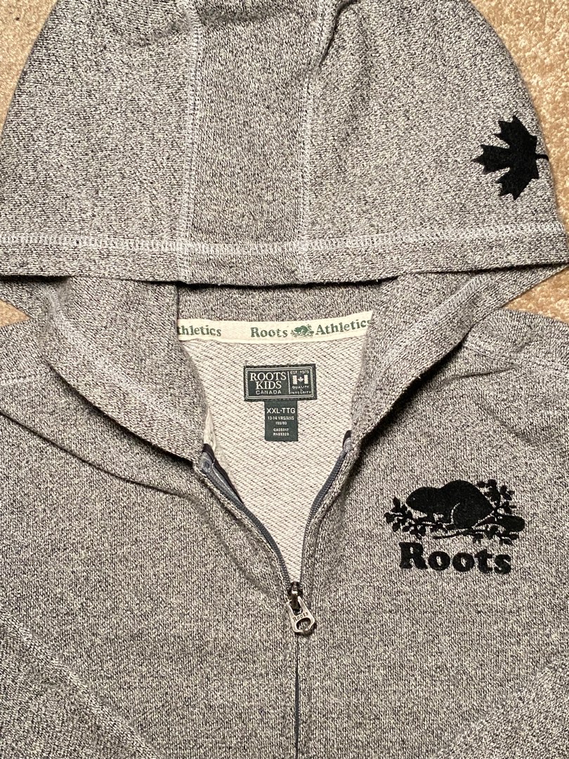 Roots zip up sweater hotsell
