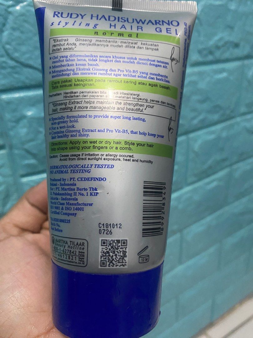 Rudy hair clearance gel