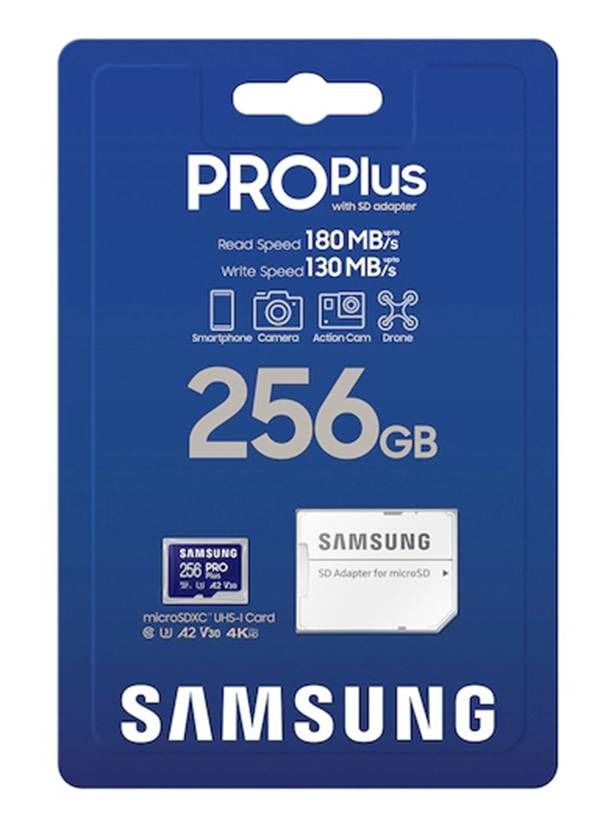 Samsung Micro SD Pro Plus New 180MB s Flash Memory Card 256GB