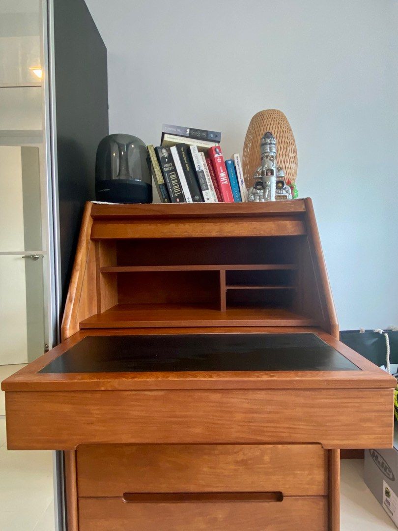 SCANTEAK 82cm Study Desk