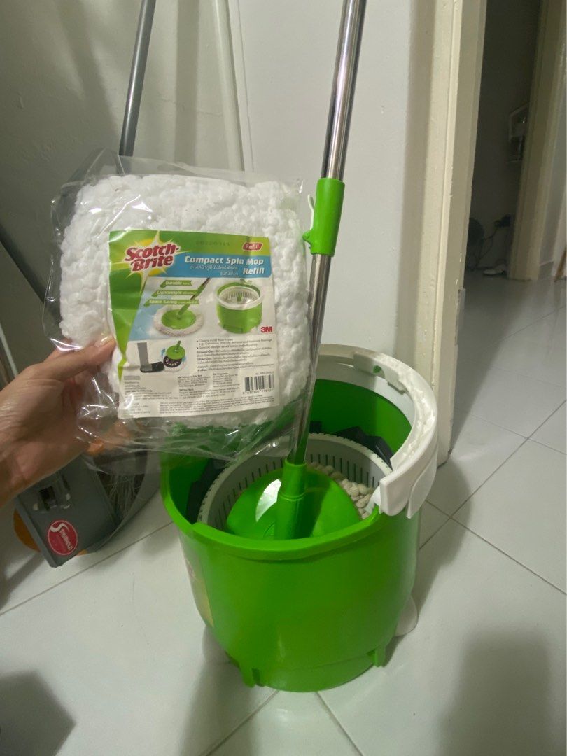 ScotchBrite Mop (brand new mop attachment), Furniture & Home Living