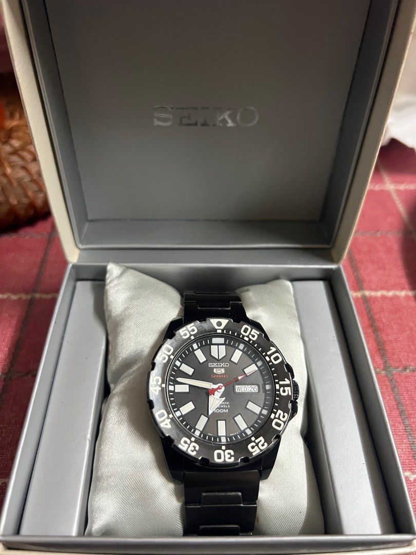 Seiko Baby Monster Black Men s Fashion Watches Accessories