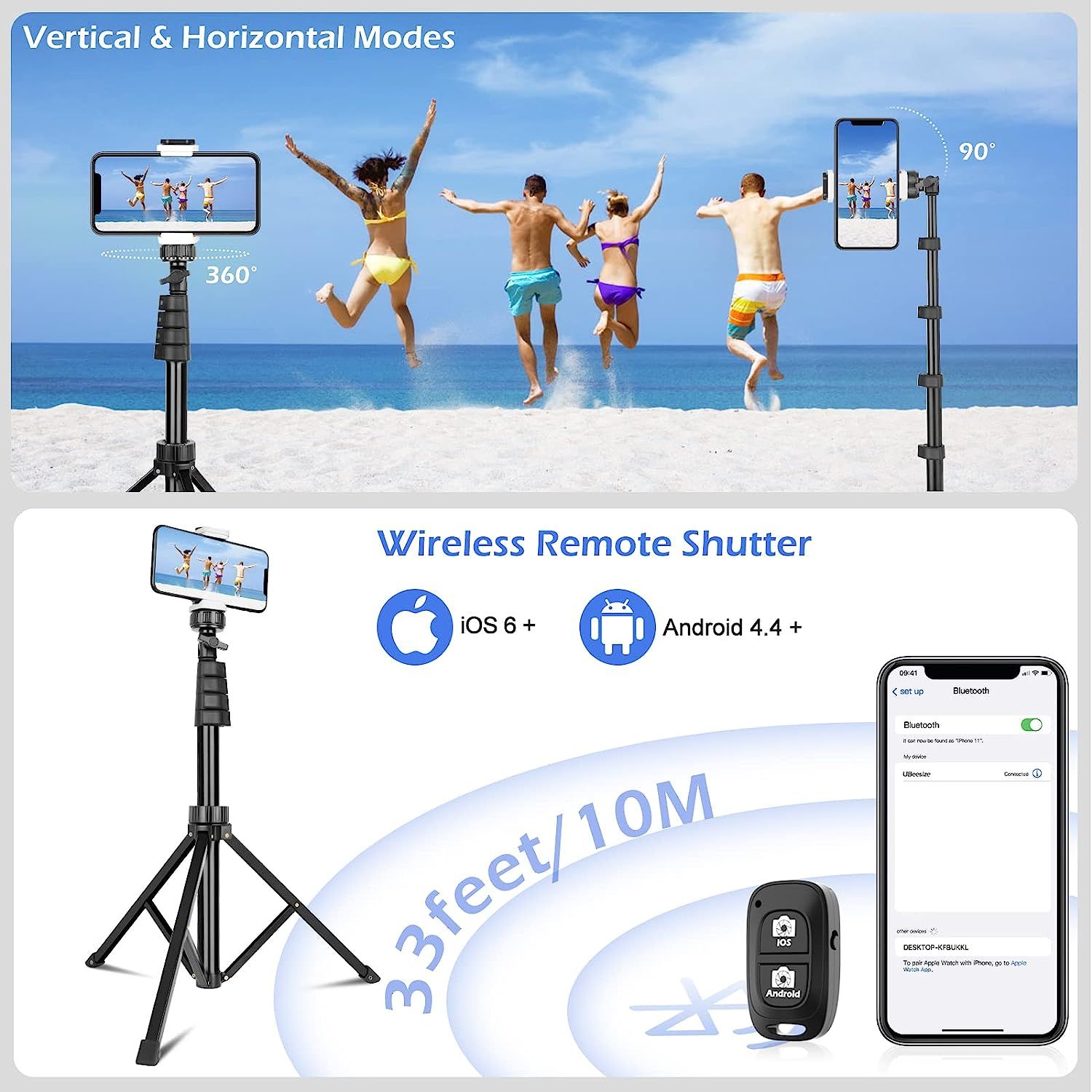 cell phone stand with remote