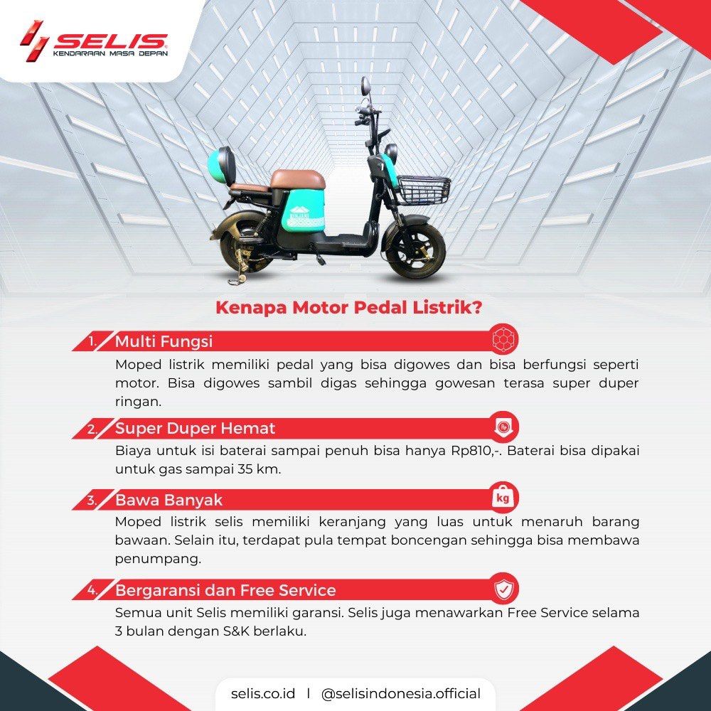 Sepeda Listrik, Motor di Carousell