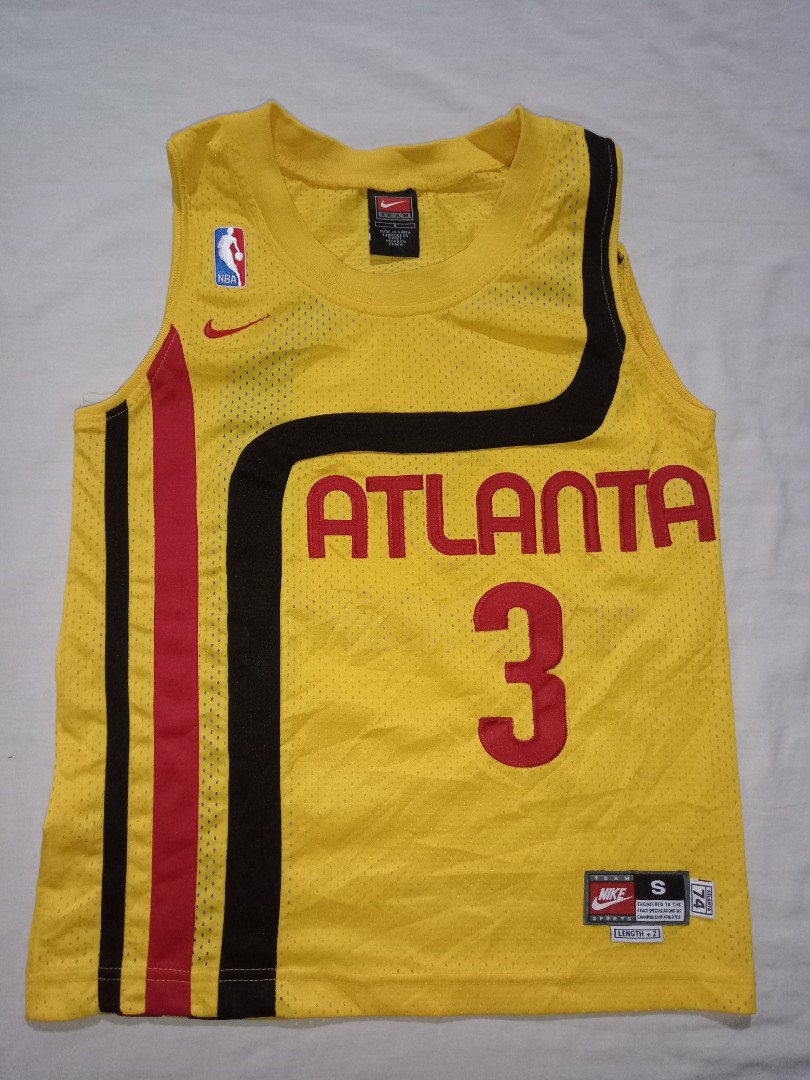 Shareef Abdur-Rahim #3 Atlanta Hawks NBA shirt NIKE Jersey boy S