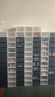 Shoe storage organiser Collapsible box