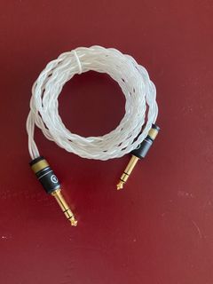 Silver cable（ Interconnect cable for electric guitar and amplifier)