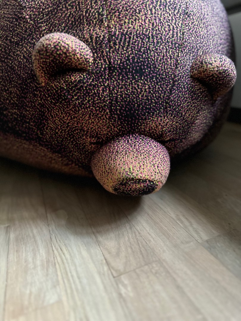 Sleeping Grizzly Bear Bean Bag, Furniture & Home Living, Furniture