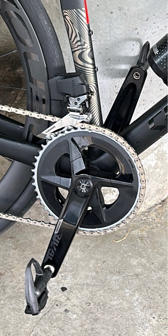 sram rival axs power meter swap to 165mm, Sports Equipment, Bicycles