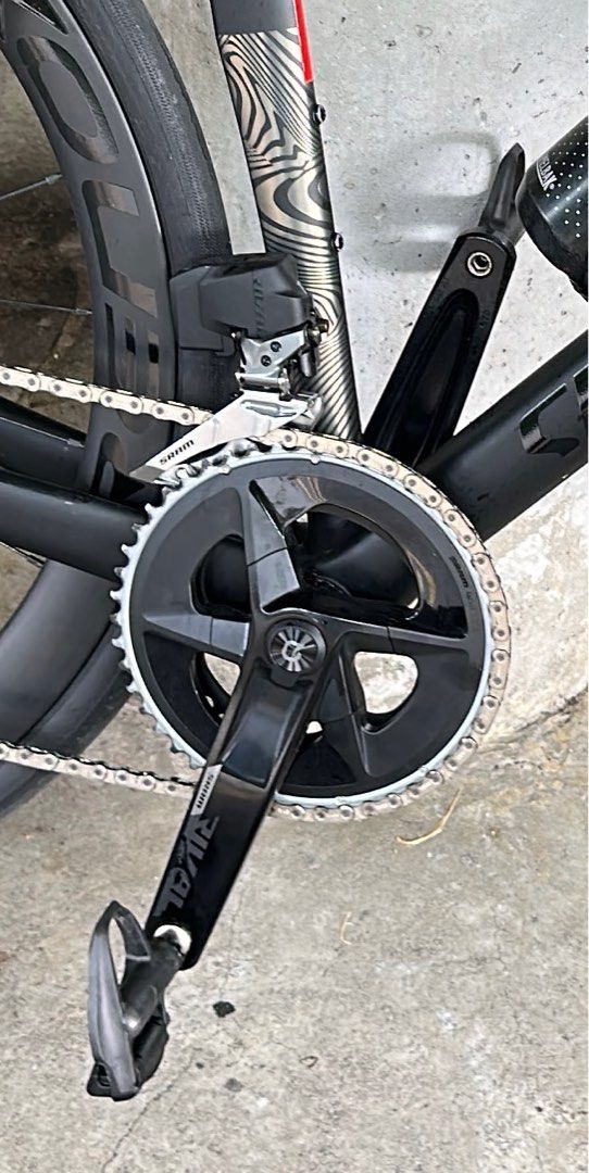 sram rival axs power meter swap to 165mm, Sports Equipment, Bicycles