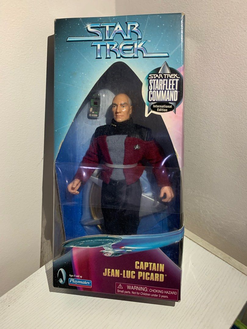 Star Trek Jean-Luc Picard (Category: Figurines & Statues) located in Paranaque City. Submitted by garaje_ni_josef (Listing ID 1246888532, Image 1). Description: Playmates Star Trek Captain Jean-Luc Picard For sale @PHP1,500 Condition: Mint In Box. Unopened and not inspected I prefer meet up at my chosen location for buyer to check on the condition of the item. Meet up by schedule is as follows: * Makati: Standard Chartered Bank, Ayala avenue * Pa
