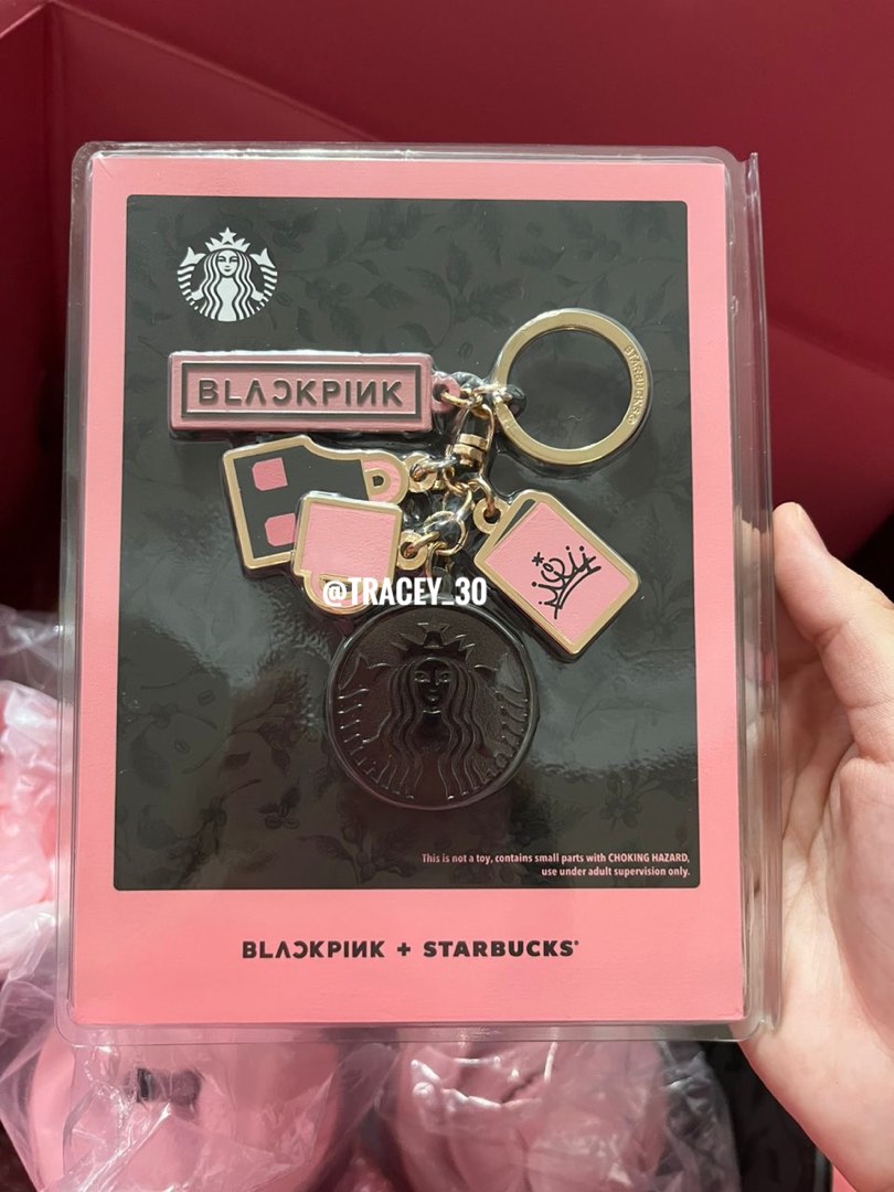 Starbucks Blackpink keychain, Everything Else on Carousell
