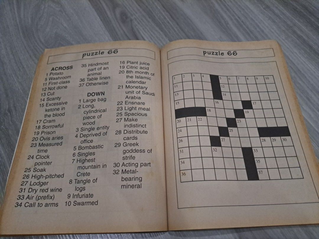 Super Jumbo Big Print Crossword Puzzle Hobbies Toys Books