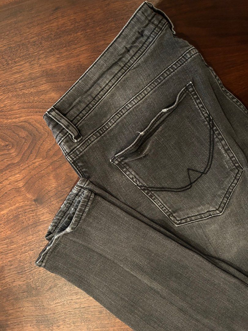Authentic Superdry skinny distressed black jeans Men s Fashion