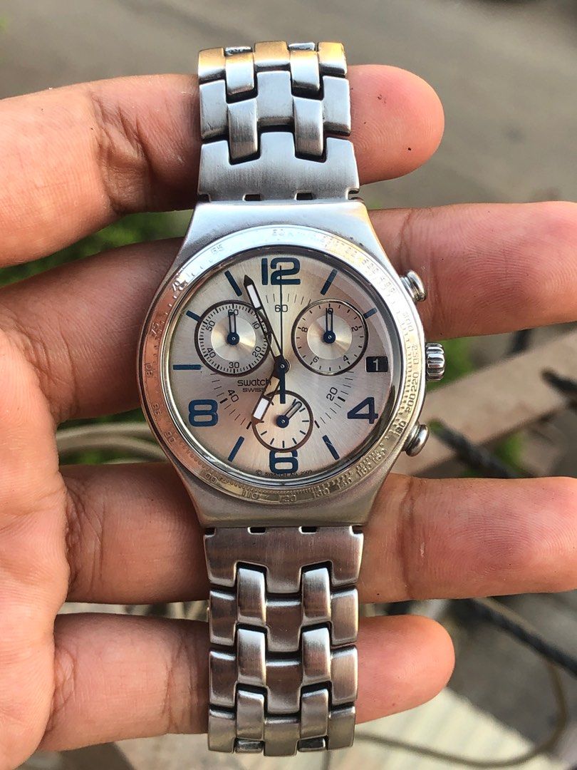 Swatch irony deals chrono v8