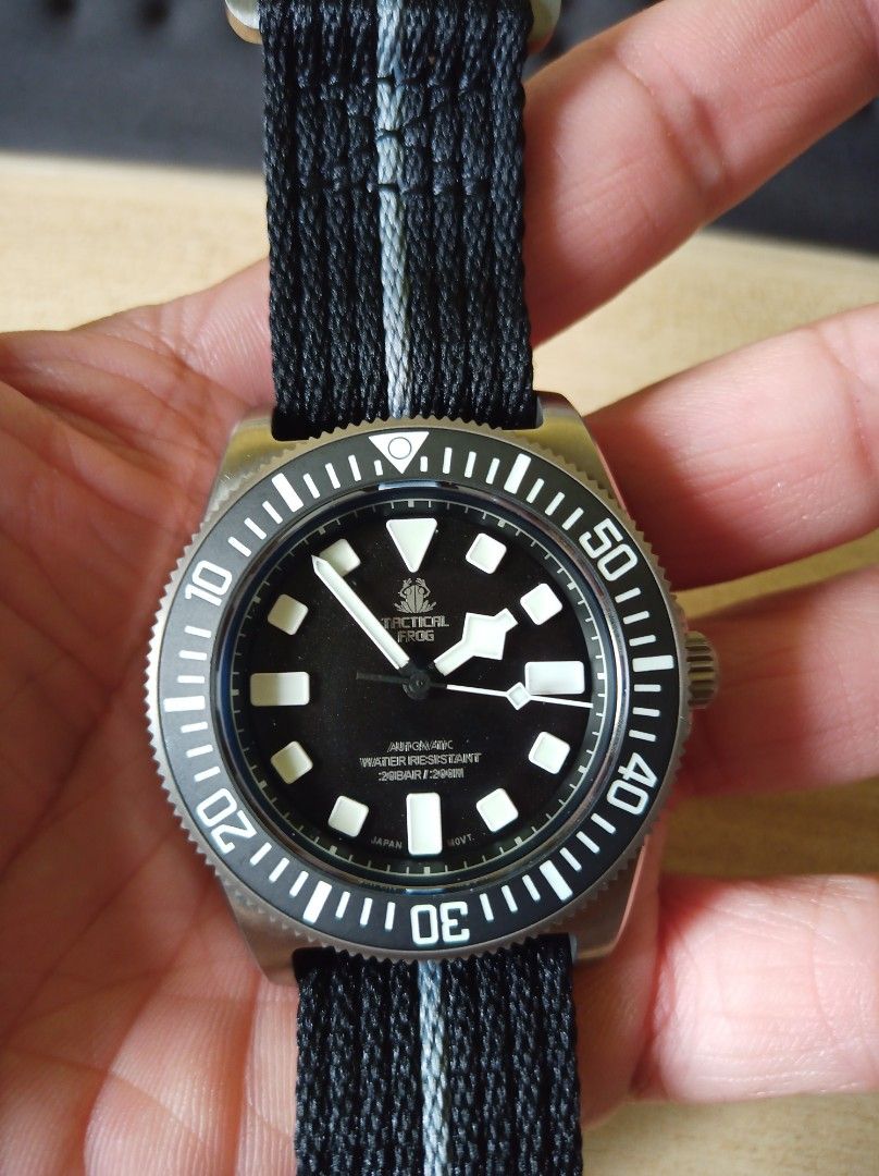 TACTICAL FROG Titanium FXD NH35A seiko Automatic Movement Diver watch