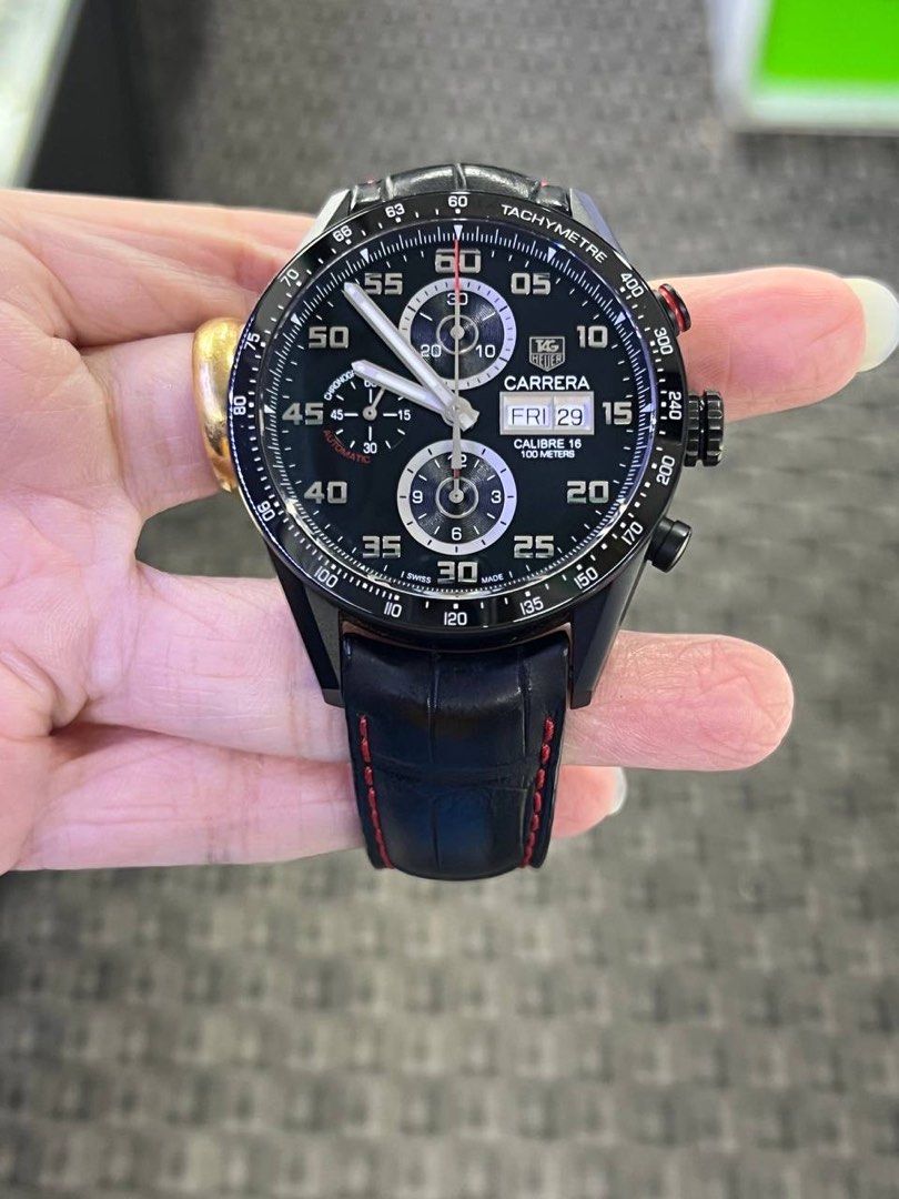 TAG HEUER CARRERA TITANIUM SWISS MADE AUTOMATIC CHRONOGRAPH CV2A81