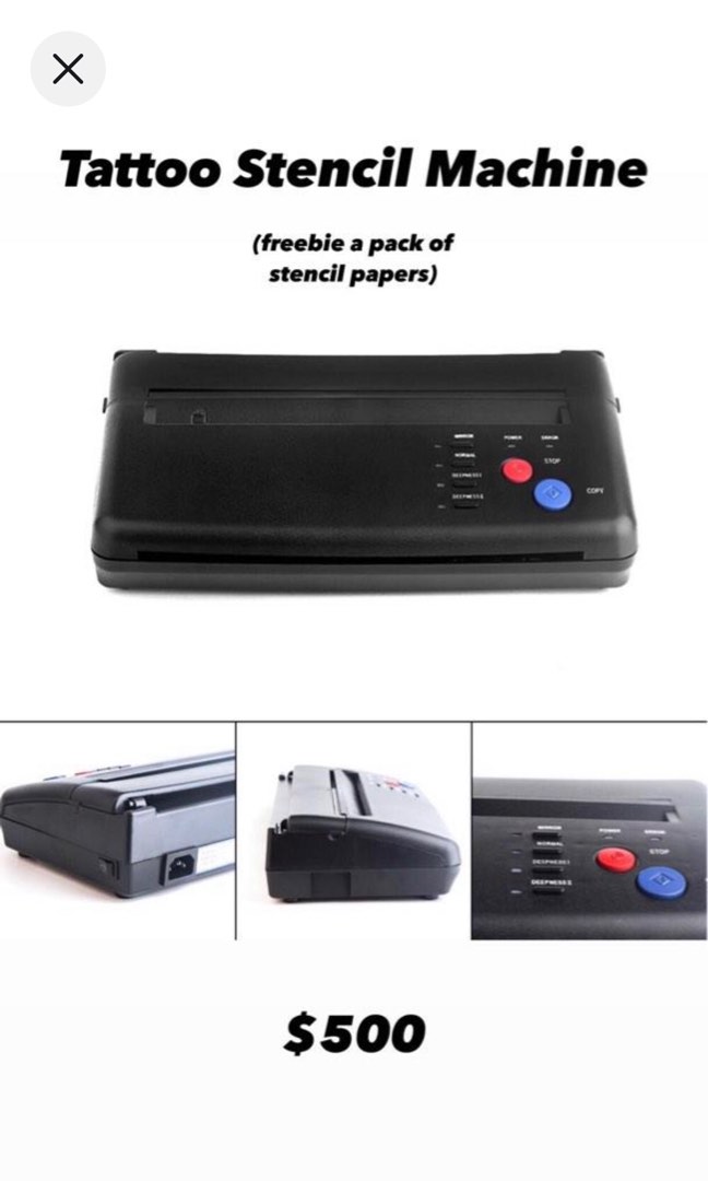 Tattoo Stencil Machine, Hobbies & Toys, Stationery & Craft, Craft Supplies & Tools on Carousell