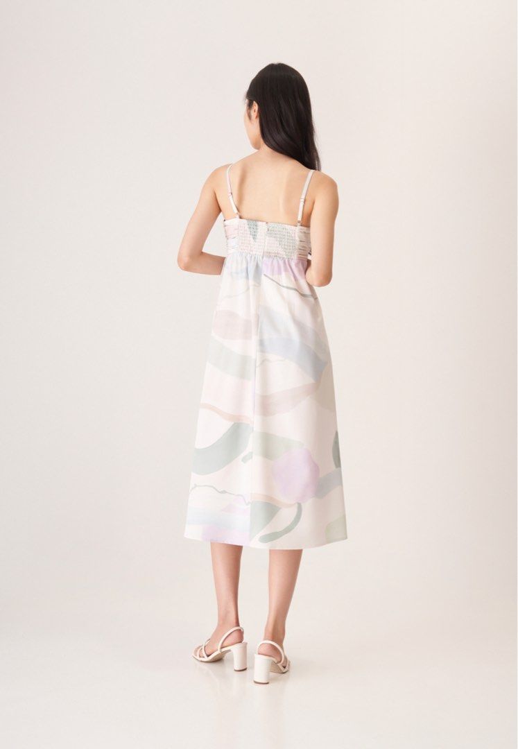 TCL Kalyn Pleated Midi Dress Oasis Breeze Women s Fashion