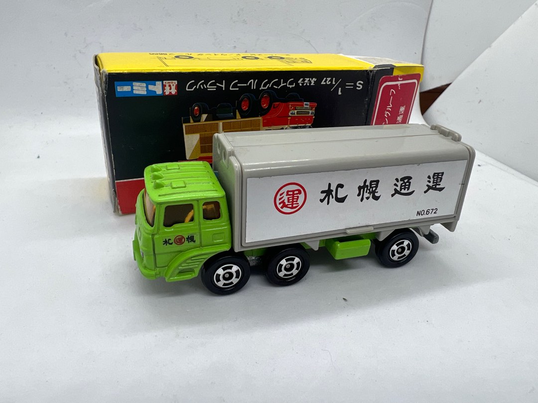 tomy tomica 黑盒76 fuso wing roof truck 貨車特注札幌通運japan 日本