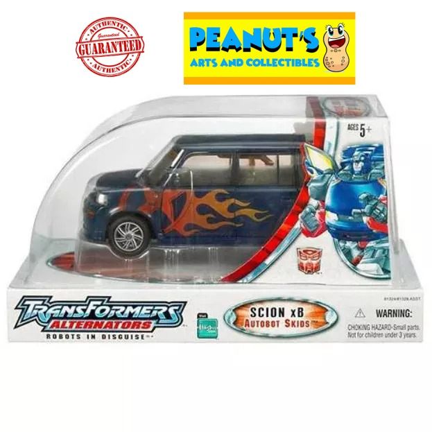 Transformers Alternators Skids (Scion XB) (Category: Vehicle & Diecast Models) located in Manila. Submitted by memorylanestore (Listing ID 1246803614, Image 1). Description: *Sealed and brandnew *Guaranteed 100% Authentic Hasbro Product Disclaimer: All our collectable items are sold as posted. Any form of factory defect such as paint imperfection, incomplete parts and other quality issues are beyond our control. We wont be able to provide any for