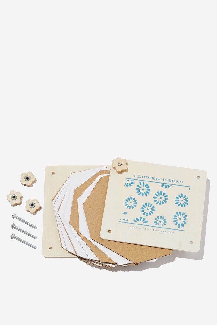 Typo Flower Press Kit, Hobbies & Toys, Stationery & Craft, Other