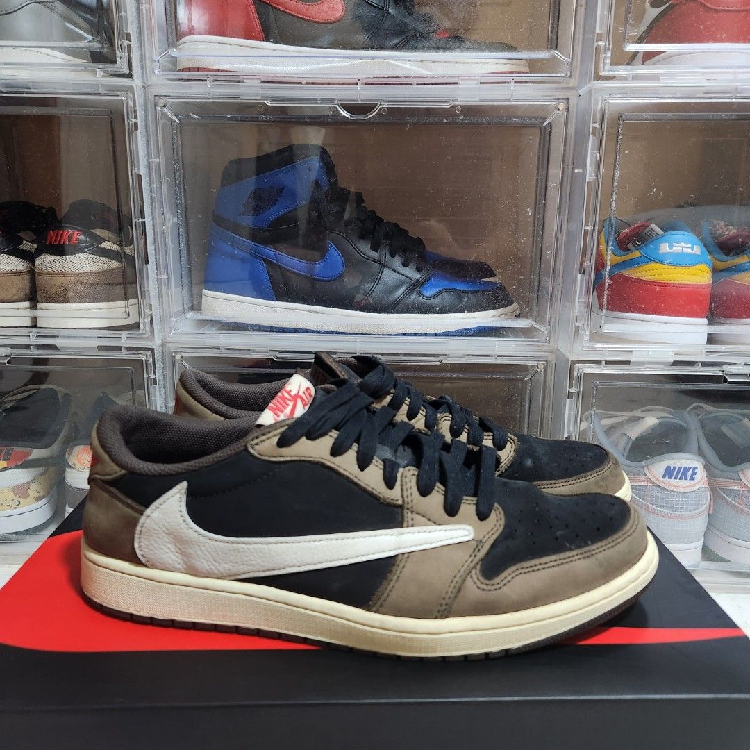US13 Travis Jordan 1 Low OG Mocha WTT Reverse Mocha Fragment