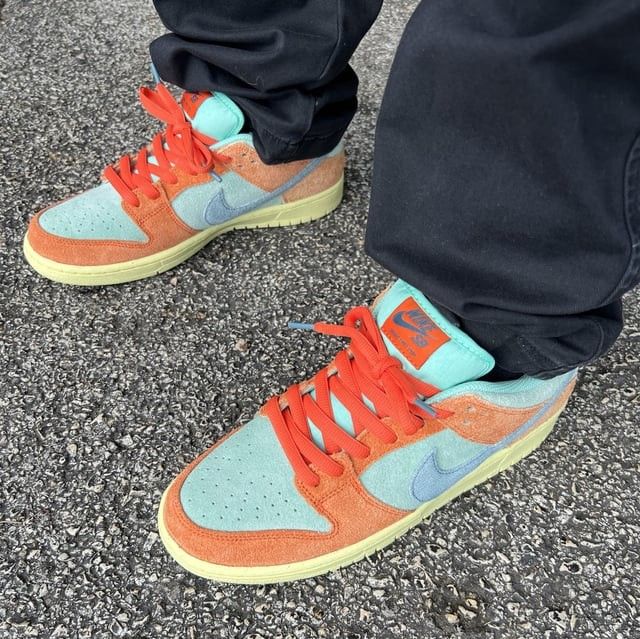 nikesb dunklow Orange and Emerald 27.5 - ファッション