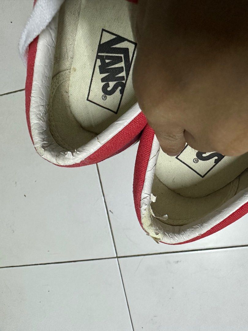 Vans Shoes size 39 red uk 6