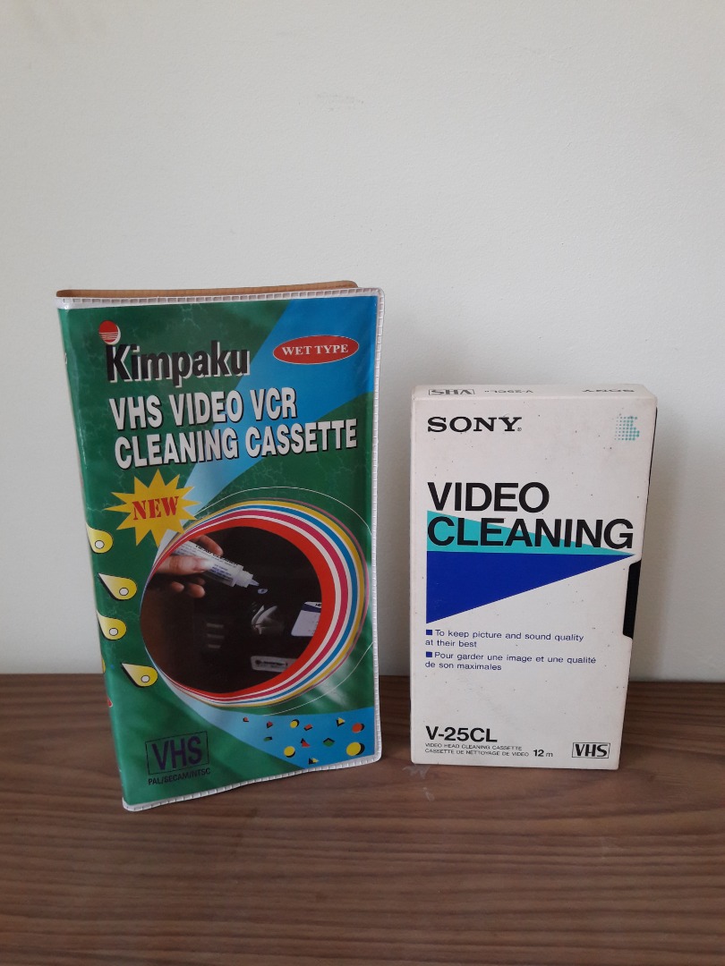 Video Head Cleaning Cassette for VHS VCR, TV & Home Appliances, TV
