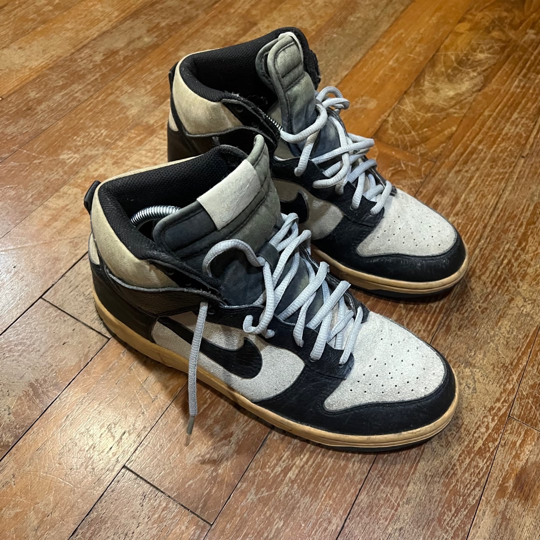Vintage Nike Dunk High Black White, Luxury, Sneakers & Footwear on