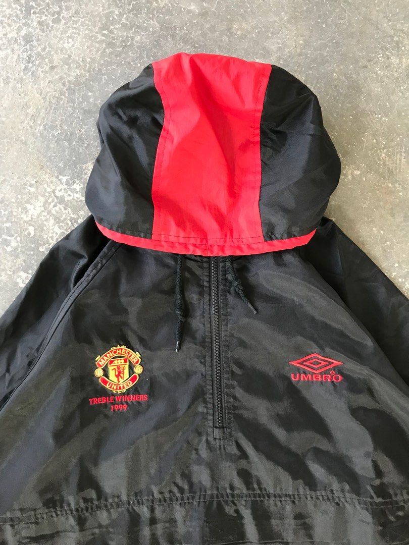 Vintage Umbro Manchester United anorak Jacket Men s Fashion