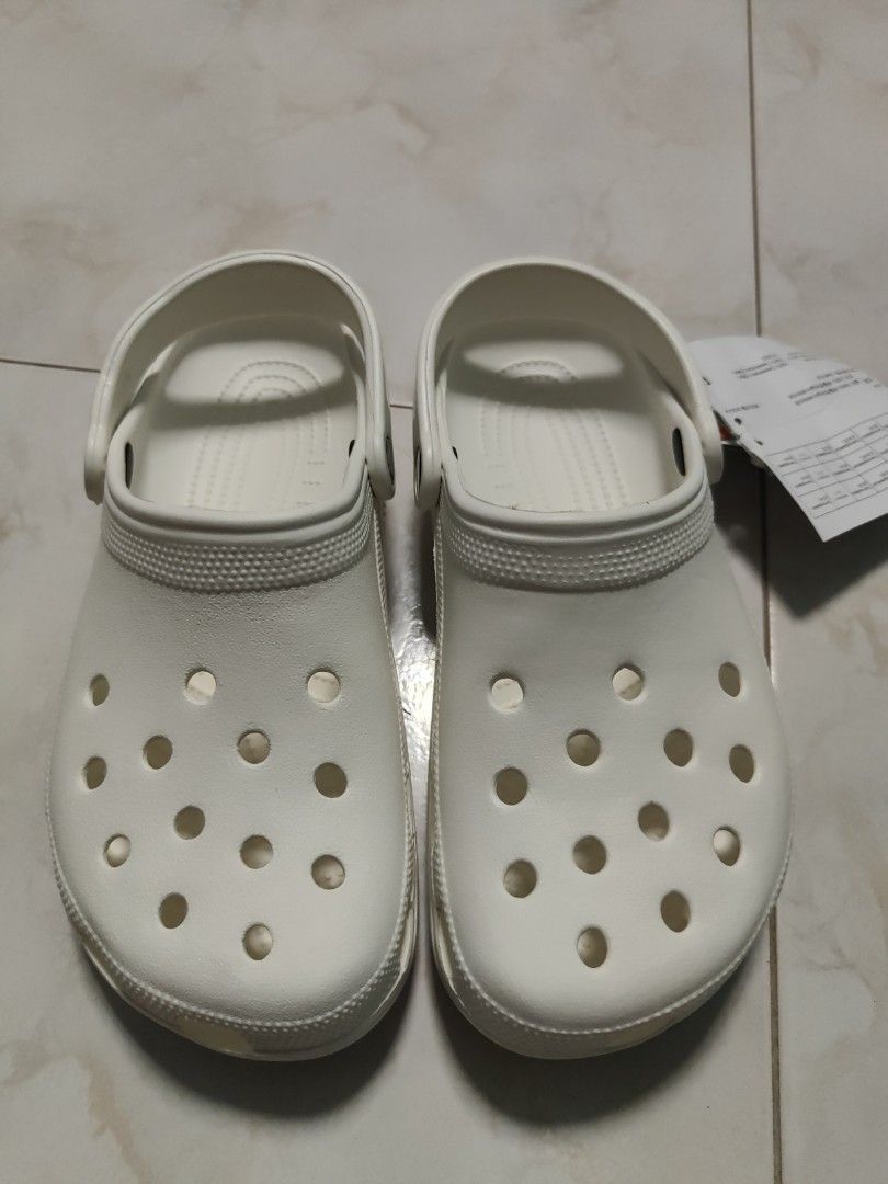 White crocs hot sale womens size 8