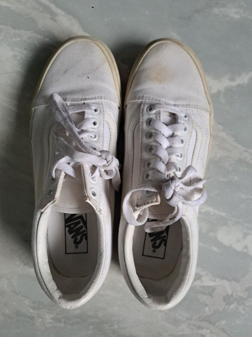 White vans clearance skate shoes